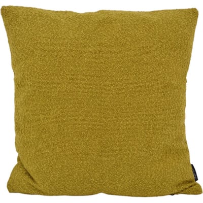 NOVÉE Bouclé mosterd | 45 x 45 cm | kussenhoes | polyester