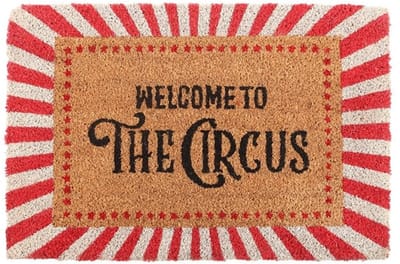 Something Different rode deurmat - Welcome to the Circus