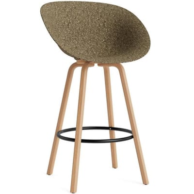 Normann Copenhagen Mat Bar fauteuil - Zeewier - NormannCopenhagenFootrestBlack - 75 cm