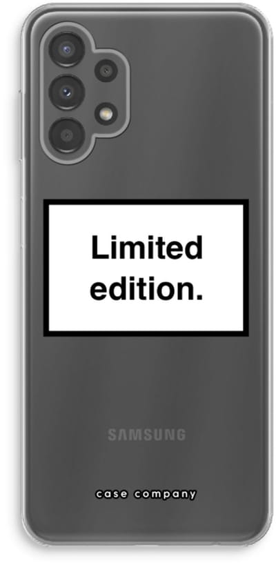 Case Company® - Hoesje geschikt voor Samsung Galaxy A13 4G hoesje - Limited edition - Soft Cover Telefoonhoesje - Bescherming aan alle Kanten en Schermrand