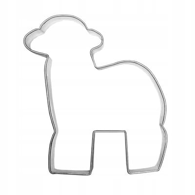 Koekjesvorm Lammetje 6,4cm - Bakvorm voor Koekjes en Taartdecoratie