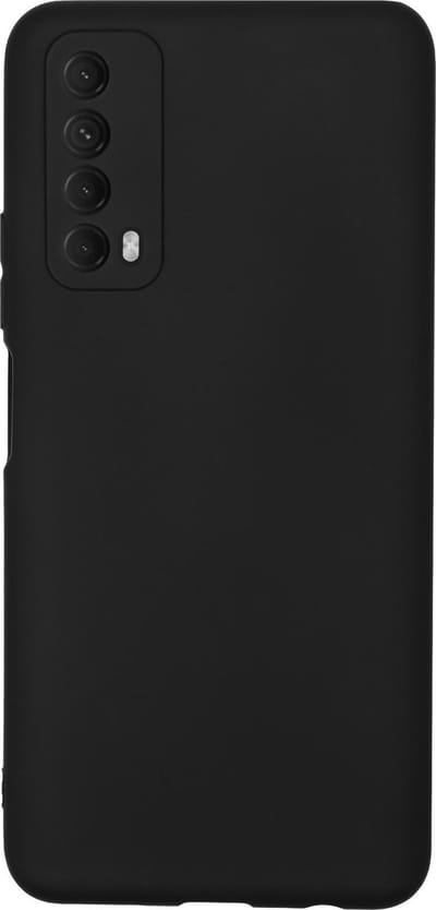 BMAX Essential matte case geschikt voor Huawei P Smart 2021 Hoesje - Dun en beschermend telefoonhoesje - Case - Beschermhoesje - Telefoonhoesje - Hard case - Telefoonbescherming - Zwart