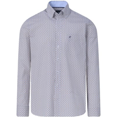 Campbell Casual overhemd met lange mouwen