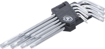 BGS Stiftsleutelset lang torx T10 - T50 9 delig