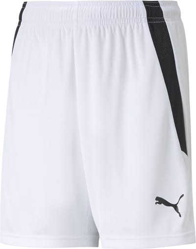 PUMA teamLIGA Shorts Jr Unisex Sportbroek - Puma White-Puma Black