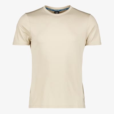 Osaga Dry heren padel T-shirt beige - Maat S