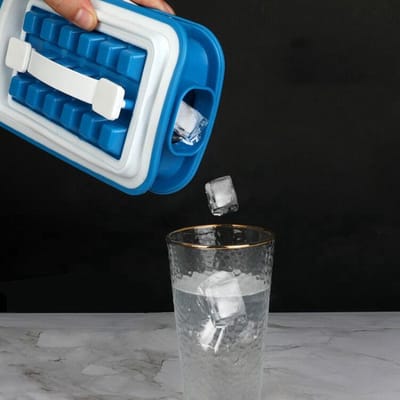 *** Maak de perfecte ijsblokjes - ijsblokjes tray - ijsblokjes maker - ijsblokjes vorm in Blauw - van Heble® ***