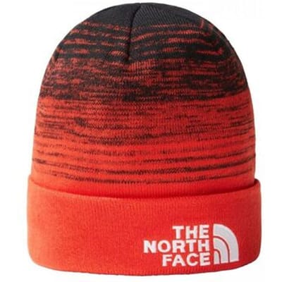 Hoed The North Face NF0A3FNTTJ21 - DOCKWKR RCYLD BEANIE-TNF BLACK-FIERY RED