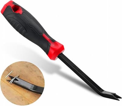 Nietverwijderaar Heavy Duty - Nietjes trekker lifter - Meubels Repareren - Ergonomisch PP Handvat - 19 cm - null