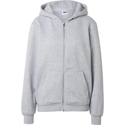 Urban Classics - Fluffy Vest met capuchon - XS - Grijs