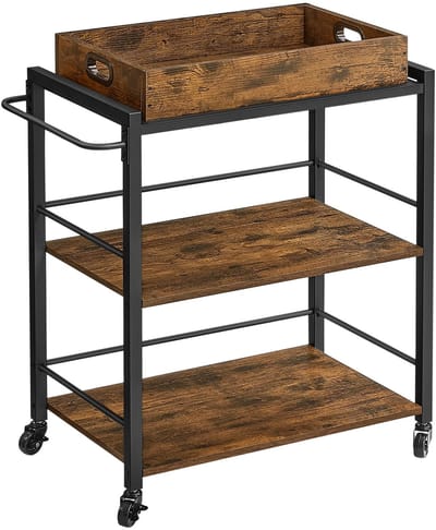 Mobiele Keukenkast - Keukentrolley - Keukenkast - Mobiel - Keukenkast Organizer - Magnetronkast - Keukenblok - Keukenkastje - Keukenkast Voor Magnetron - Kast - Kastje - Kasten - Organizer - Organizers - Opbergrek - Opberg Rek