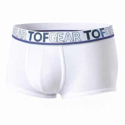 TOF Paris Champion Trunk White - MAAT XXL - Heren Ondergoed - Boxershort voor Man - Mannen Boxershort