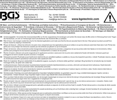 BGS Dopsleutelbit 3/8 INBUS 3 mm