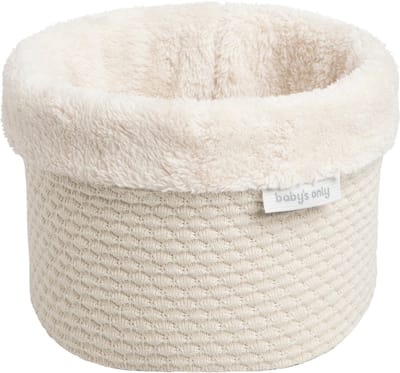 Baby's Only Gebreide commodemandje - Opbergmandje - Commode organizer - Babykamer accessoires Sky - Warm Linen