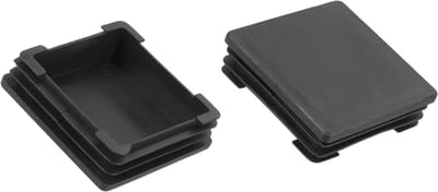 Vierkante Buiskap 70 x 70 mm - 2 Stuks, Plastic Eindkappen voor Meubels, Tuinhekken en Tafelpoten - Bescherming en Afwerking voor Vierkante Buizen