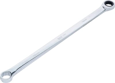 BGS Ratelring- en ringsleutel - extra lang - 19 mm