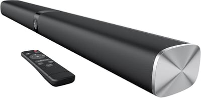 Soundbar voor TV - Home audio - Film en muziek - 80W volumeboost - 2-in-1 ontwerp - Zwart