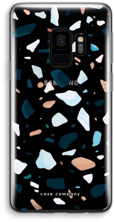 Case Company® - Hoesje geschikt voor Samsung Galaxy S9 hoesje - Terrazzo N°13 - Soft Cover Telefoonhoesje - Bescherming aan alle Kanten en Schermrand