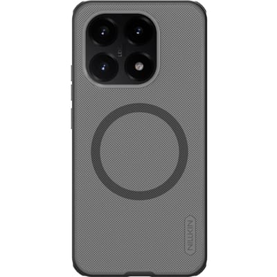 Nillkin Frosted Shield Hoesje Geschikt voor Xiaomi 15T | Compatibel met MagSafe / Qi2 | Back Cover met Magneet | Transparant Zwart