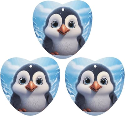 Set van 3 Pinguïn Auto Luchtverfrissers voor Auto Interieur