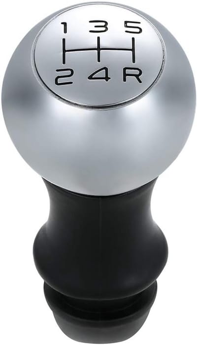Chroom Versnellingspookknop Adapter voor Handmatige 5-Speed Transmissie
