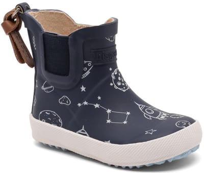 Donkerblauwe rubberen laars "To the Moon" van Bisgaard 29