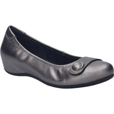 JOSEF SEIBEL Dames Ballerina Florina 04 in grijs