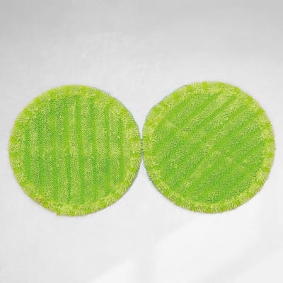 Livington Steam Twister Microvezelpads 2 Stuks - Duopad Systeem - Geschikt Voor Alle Vloeren - Herbruikbaar En Wasbaar
