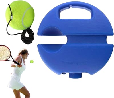 Tennistrainer Bal - Solo oefenhulp - Balcontrole Verbeteren - Anti-knoop touw - 20.5 cm - Rond