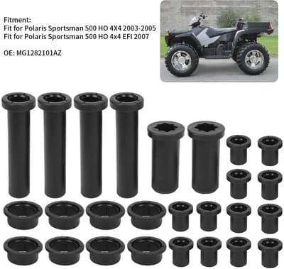 Dailygoods- Bussen Achterwielophanging - Voorwielophanging - Geschikt voor ATV - Sportsman 500 HO 4X4 - Duurzaam - Gemakkelijk te installeren - Ophangbussen