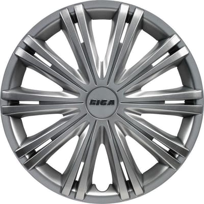 Autostyle Wieldoppen Giga 14 Inch Abs Zilver Set Van 4