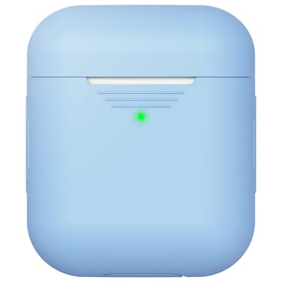KeyBudz Elevate Protective Silicone Case voor de Apple AirPods 1 / 2 - Baby Blue