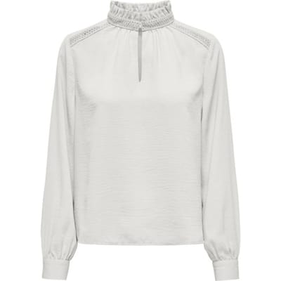 Jacqueline de Yong Rachel life l/s v-neck lace top