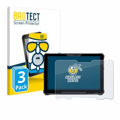 BROTECT - Screenprotector voor Dell Latitude 7230 Rugged Extreme - Folie Beschermfolie Beschermglas matte 3 Stuks