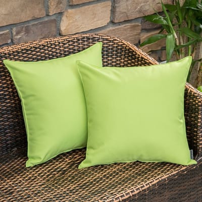 Cosensi - Dailygoods - Set van 2 Outdoor Kussenhoezen - Waterdicht en Weerbestendig - Zacht en Comfortabel - 45 x 45 cm - Decoratieve Kussens - Voor Tuin en Bal