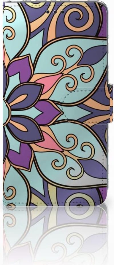 Samsung Galaxy S10 Hoesje Purple Flower