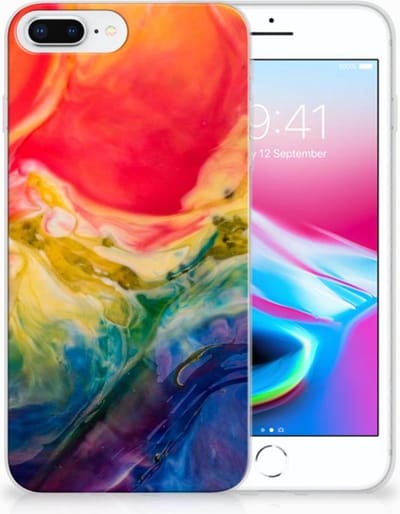 Hoesje maken Apple iPhone 7 Plus | 8 Plus Watercolor Dark