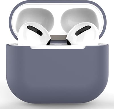 Coverup Hoesje - Geschikt voor AirPods 3 Hoesje - Coverup Siliconen Case - Paars