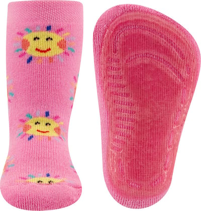 Antislipsokken Roze met Zonnetjes - 21/22