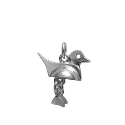 AuBor ®. Hanger. Zilver. De eend.