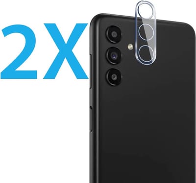 Camera lens Protector 2x Geschikt voor: Samsung Galaxy A34 5G - screen protector - glas - bescherm je camera - beschermglas - Transparant