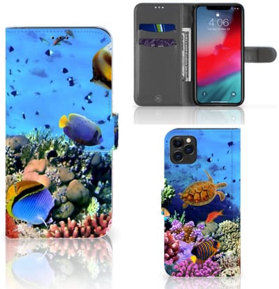 Apple iPhone 11 Pro Max Telefoonhoesje met Pasjes Vissen