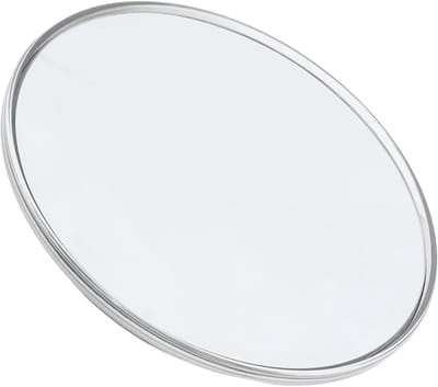 Vergrotingsspiegel - Make-up Spiegel - Gedetailleerde Verzorging - 30x Vergroting - 15 cm Diameter - Zilver