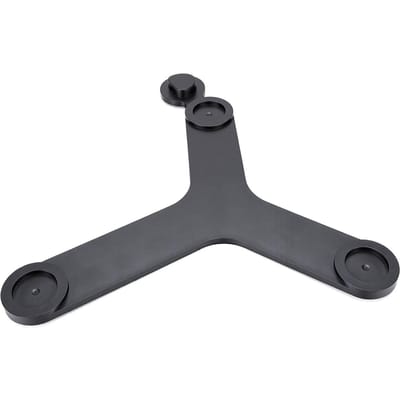 Support Mobile Convient pour le Robot Thermomix TM7, Base Pivotante Lisse, Base de Refroidissement en Plastique ABS Noir pour la Cuisson Thermomix TM7