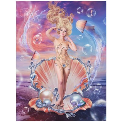 Diamant peinture point de croix Aphrodite déesse grecque mosaïque 5D couture diamant broderie 20X30CM