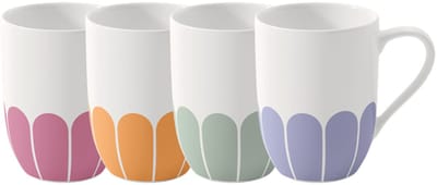 Henkelbecher-Set Fleu Couleur 290 ml Set van 4