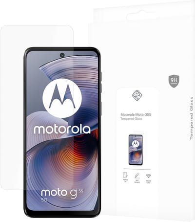 Cazy screenprotector geschikt voor Motorola Moto G55 - Screenprotector Gehard Glas