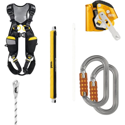 Petzl Dakwerk Actiebundel – Complete Professionele Valbeveiligingsset Voor Veilig Werken Op Hoogte