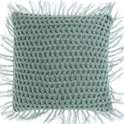 Unique Living - Kussen Tufo 45x45cm Surf Blue