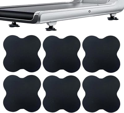 Loopband Vloermat - Hometrainer Mat - Fitness Bescherming - 6-delig Geluidsdempend - 10x10 cm - Meerkleurig